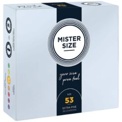 Comprar MISTER SIZE - PRESERVATIVOS TALLA M 53 MM (36 UNIDADES) al mejor precio - Envíos Discretos