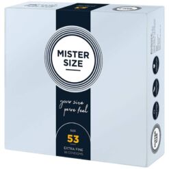 Comprar MISTER SIZE - PRESERVATIVOS TALLA M 53 MM (36 UNIDADES) al mejor precio - Envíos Discretos