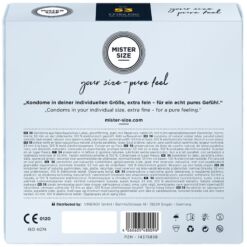 Comprar MISTER SIZE - PRESERVATIVOS TALLA M 53 MM (36 UNIDADES) al mejor precio - Envíos Discretos
