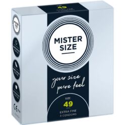 Comprar MISTER SIZE - PRESERVATIVOS TALLA S 49 MM (3 UNIDADES) al mejor precio - Envíos Discretos