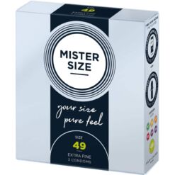 Comprar MISTER SIZE - PRESERVATIVOS TALLA S 49 MM (3 UNIDADES) al mejor precio - Envíos Discretos