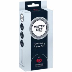 Comprar MISTER SIZE - PRESERVATIVOS TALLA XL 60 MM (10 UNIDADES) al mejor precio - Envíos Discretos