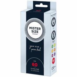 Comprar MISTER SIZE - PRESERVATIVOS TALLA XL 60 MM (10 UNIDADES) al mejor precio - Envíos Discretos