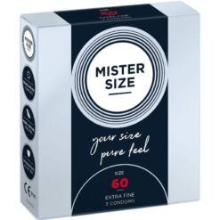 Comprar MISTER SIZE - PRESERVATIVOS TALLA XL 60 MM (3 UNIDADES) al mejor precio - Envíos Discretos