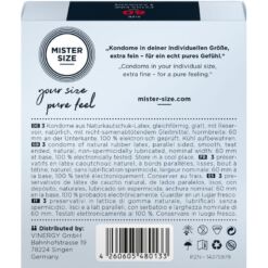Comprar MISTER SIZE - PRESERVATIVOS TALLA XL 60 MM (3 UNIDADES) al mejor precio - Envíos Discretos