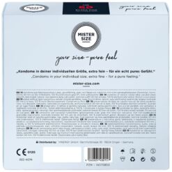 Comprar MISTER SIZE - PRESERVATIVOS TALLA XL 60 MM (36 UNIDADES) al mejor precio - Envíos Discretos