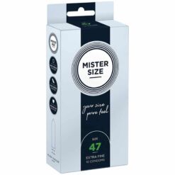 Comprar MISTER SIZE - PRESERVATIVOS TALLA XS 47 MM (10 UNIDADES) al mejor precio - Envíos Discretos