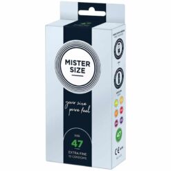Comprar MISTER SIZE - PRESERVATIVOS TALLA XS 47 MM (10 UNIDADES) al mejor precio - Envíos Discretos