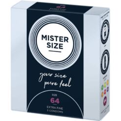 Comprar MISTER SIZE - PRESERVATIVOS TALLA XXL 64 MM (3 UNIDADES) al mejor precio - Envíos Discretos