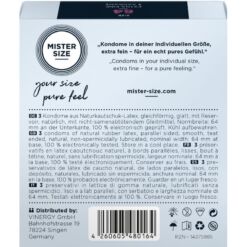 Comprar MISTER SIZE - PRESERVATIVOS TALLA XXL 64 MM (3 UNIDADES) al mejor precio - Envíos Discretos