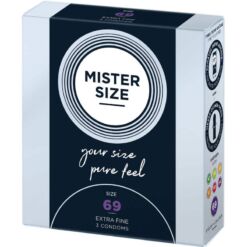 Comprar MISTER SIZE - PRESERVATIVOS TALLA XXXL 69 MM (3 UNIDADES) al mejor precio - Envíos Discretos
