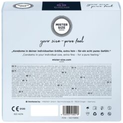 Comprar MISTER SIZE - PRESERVATIVOS TALLA XXXL 69 MM (36 UNIDADES) al mejor precio - Envíos Discretos