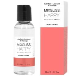 Comprar MIXGLISS - HAPPY LUBRICANTE SILICONA LITCHI 50 ML al mejor precio - Envíos Discretos