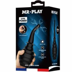 Comprar MR PLAY - DUCHA ANAL BLKM6 SUPER POWER NEGRO al mejor precio - Envíos Discretos