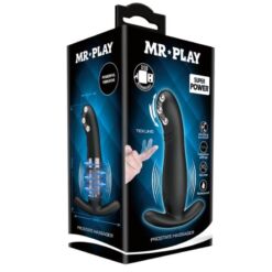Comprar MR PLAY - MASAJEADOR DE PROSTATA NEGRO RECARGABLE al mejor precio - Envíos Discretos