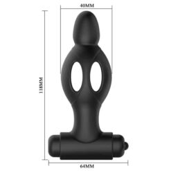 Comprar MR PLAY - PLUG ANAL DE SILICONA CON VIBRACIÓN al mejor precio - Envíos Discretos
