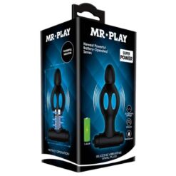 Comprar MR PLAY - PLUG ANAL DE SILICONA CON VIBRACIÓN al mejor precio - Envíos Discretos