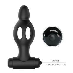 Comprar MR PLAY - PLUG ANAL DE SILICONA CON VIBRACIÓN al mejor precio - Envíos Discretos
