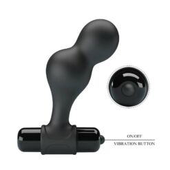 Comprar MR PLAY - PLUG ANAL VIBRADOR DE SILICONA NEGRO al mejor precio - Envíos Discretos