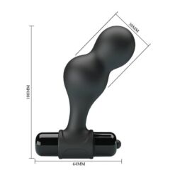 Comprar MR PLAY - PLUG ANAL VIBRADOR DE SILICONA NEGRO al mejor precio - Envíos Discretos