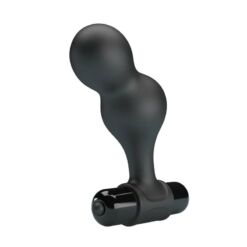 Comprar MR PLAY - PLUG ANAL VIBRADOR DE SILICONA NEGRO al mejor precio - Envíos Discretos