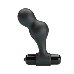 Comprar MR PLAY - PLUG ANAL VIBRADOR DE SILICONA NEGRO al mejor precio - Envíos Discretos