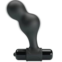 Comprar MR PLAY - PLUG ANAL VIBRADOR DE SILICONA NEGRO al mejor precio - Envíos Discretos