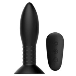 Comprar MR PLAY - PLUG CON BOLAS ROTADORAS NEGRO CONTROL REMOTO al mejor precio - Envíos Discretos