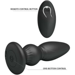Comprar MR PLAY - VIBRADOR POTENTE CONTROL REMOTO ANAL PLUG NEGRO al mejor precio - Envíos Discretos