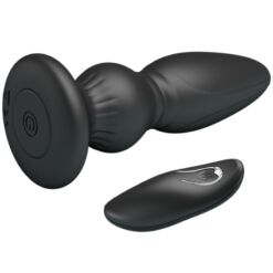 Comprar MR PLAY - VIBRADOR POTENTE CONTROL REMOTO ANAL PLUG NEGRO al mejor precio - Envíos Discretos