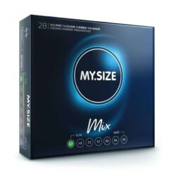Comprar MY SIZE - MIX PRESERVATIVOS 47 MM 28 UNIDADES al mejor precio - Envíos Discretos