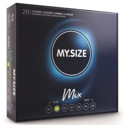 Comprar MY SIZE - MIX PRESERVATIVOS 49 MM 28 UNIDADES al mejor precio - Envíos Discretos