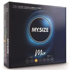 Comprar MY SIZE - MIX PRESERVATIVOS 53 MM 28 UNIDADES al mejor precio - Envíos Discretos