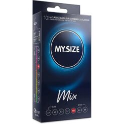 Comprar MY SIZE - MIX PRESERVATIVOS 60 MM 10 UNIDADES al mejor precio - Envíos Discretos