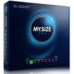Comprar MY SIZE - PRO PRESERVATIVOS 47 MM 36 UNIDADES al mejor precio - Envíos Discretos