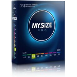 Comprar MY SIZE - PRO PRESERVATIVOS 49 MM 3 UNIDADES al mejor precio - Envíos Discretos