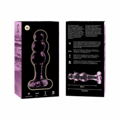 Comprar NEBULA SERIES BY IBIZA - MODELO 1 PLUG CRISTAL ROSA 10.5 CM -O- 3 CM al mejor precio - Envíos Discretos