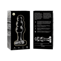 Comprar NEBULA SERIES BY IBIZA - MODELO 1 PLUG CRISTAL TRANSPARENTE 10.5 CM -O- 3 CM al mejor precio - Envíos Discretos