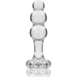 Comprar NEBULA SERIES BY IBIZA - MODELO 1 PLUG CRISTAL TRANSPARENTE 10.5 CM -O- 3 CM al mejor precio - Envíos Discretos