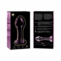 Comprar NEBULA SERIES BY IBIZA - MODELO 2 PLUG CRISTAL ROSA 11 CM -O- 3.5 CM al mejor precio - Envíos Discretos