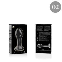 Comprar NEBULA SERIES BY IBIZA - MODELO 2 PLUG CRISTAL TRANSPARENTE 11 CM -O- 3.5 CM al mejor precio - Envíos Discretos