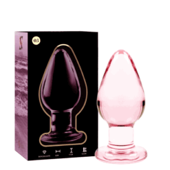 Comprar NEBULA SERIES BY IBIZA - MODELO 3 PLUG CRISTAL ROSA 11 CM -O- 5 CM al mejor precio - Envíos Discretos