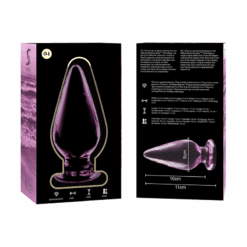 Comprar NEBULA SERIES BY IBIZA - MODELO 4 PLUG CRISTAL ROSA 11 CM -O- 5 CM al mejor precio - Envíos Discretos