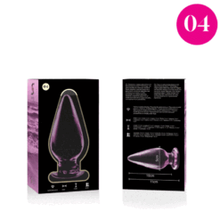 Comprar NEBULA SERIES BY IBIZA - MODELO 4 PLUG CRISTAL ROSA 11 CM -O- 5 CM al mejor precio - Envíos Discretos
