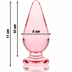 Comprar NEBULA SERIES BY IBIZA - MODELO 4 PLUG CRISTAL ROSA 11 CM -O- 5 CM al mejor precio - Envíos Discretos