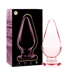 Comprar NEBULA SERIES BY IBIZA - MODELO 4 PLUG CRISTAL ROSA 11 CM -O- 5 CM al mejor precio - Envíos Discretos