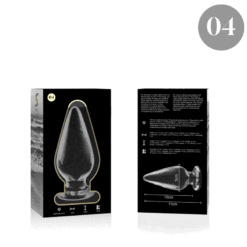 Comprar NEBULA SERIES BY IBIZA - MODELO 4 PLUG CRISTAL TRANSPARENTE 11 CM -O- 5 CM al mejor precio - Envíos Discretos
