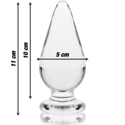 Comprar NEBULA SERIES BY IBIZA - MODELO 4 PLUG CRISTAL TRANSPARENTE 11 CM -O- 5 CM al mejor precio - Envíos Discretos