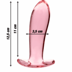 Comprar NEBULA SERIES BY IBIZA - MODELO 5 PLUG CRISTAL ROSA 12.5 CM -O- 3.5 CM al mejor precio - Envíos Discretos