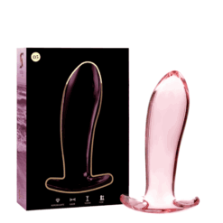 Comprar NEBULA SERIES BY IBIZA - MODELO 5 PLUG CRISTAL ROSA 12.5 CM -O- 3.5 CM al mejor precio - Envíos Discretos